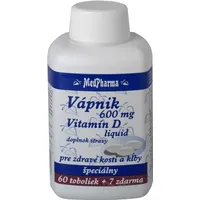 MedPharma VÁPNIK 600 mg + Vitamín D liq.