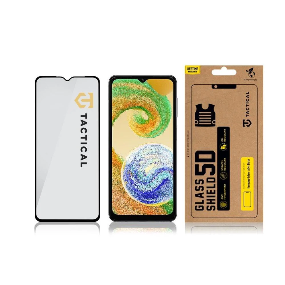 Sklo pre Samsung Galaxy A04s - Čierna Tactical Glass Shield 5