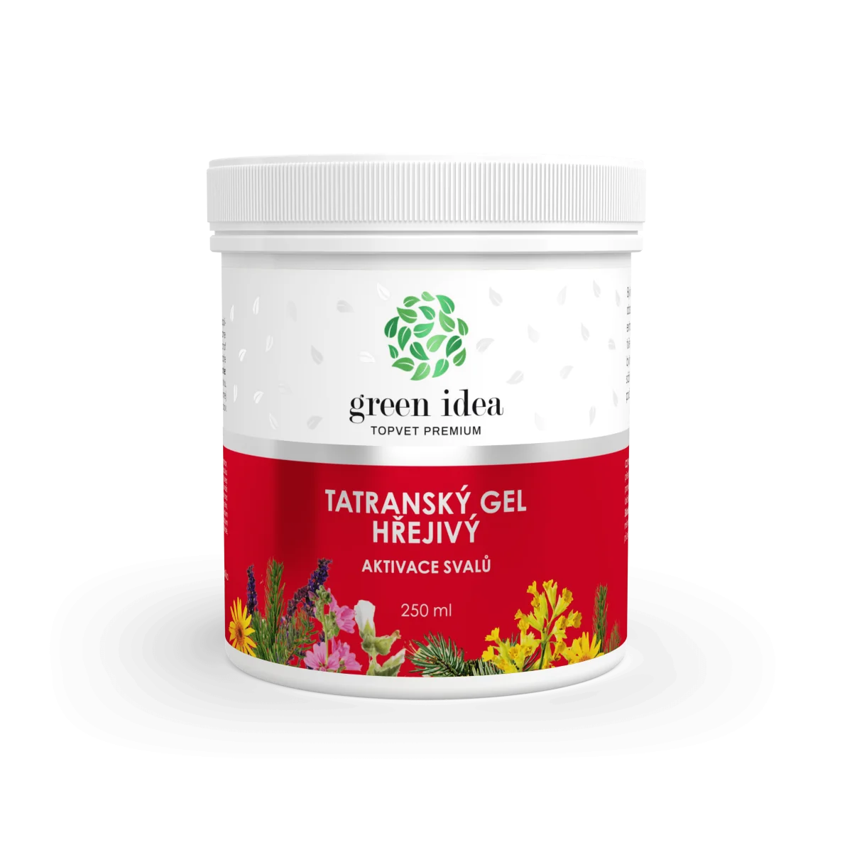 Tatranský bylinný gél - hrejivý 250 ml - Green idea