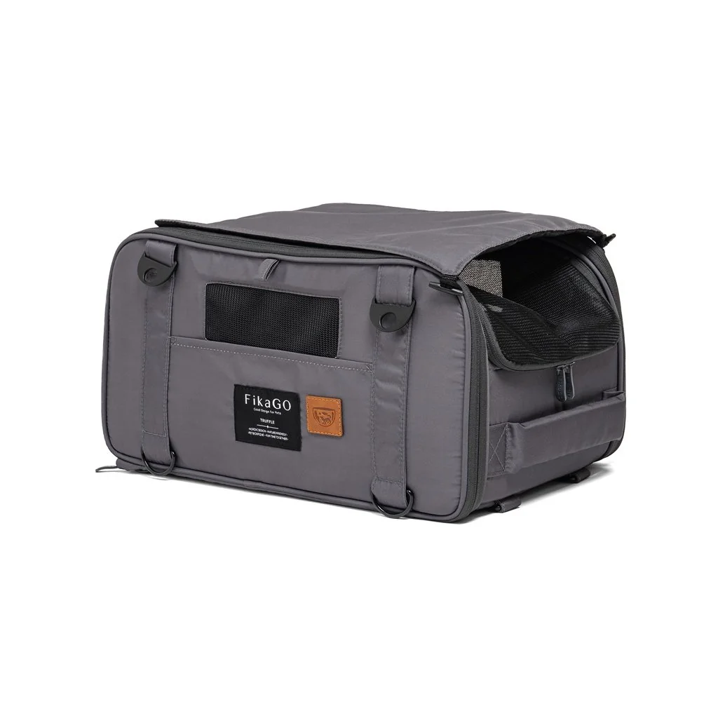 Nosič cestovný pre psov a mačky Truffle Grey