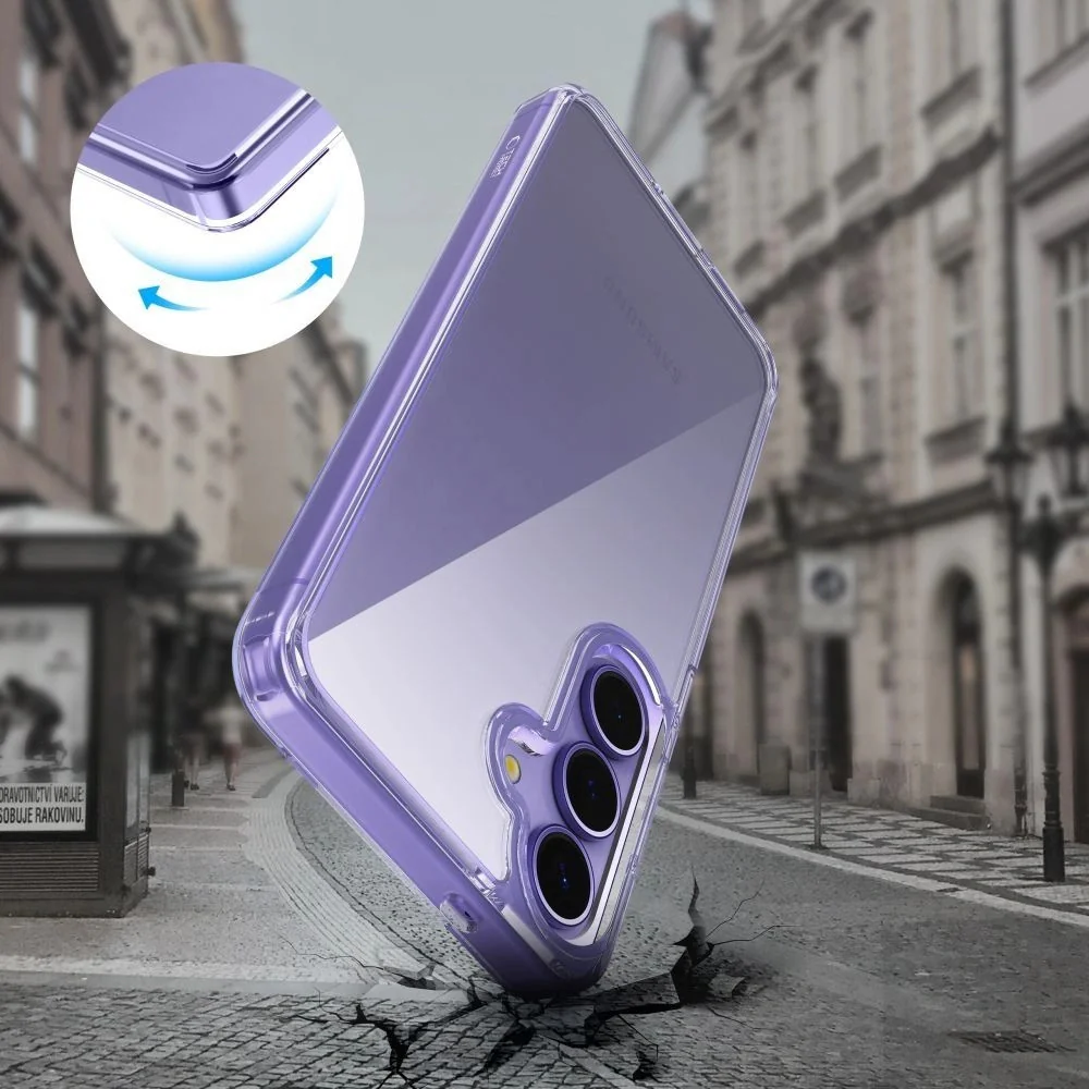 Tech-Protect FlexAir Hybrid kryt na Samsung Galaxy A57 5G, priesvitný