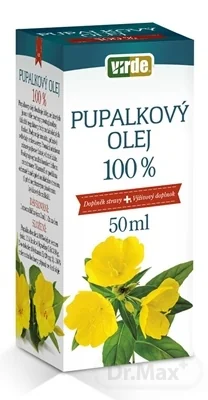 VIRDE PUPALKOVÝ OLEJ 100% 1×50 ml, výživový doplnok