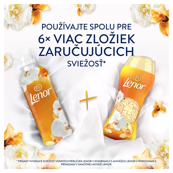 Lenor Gold Orchid & Vanilla perličky do prania 195 g