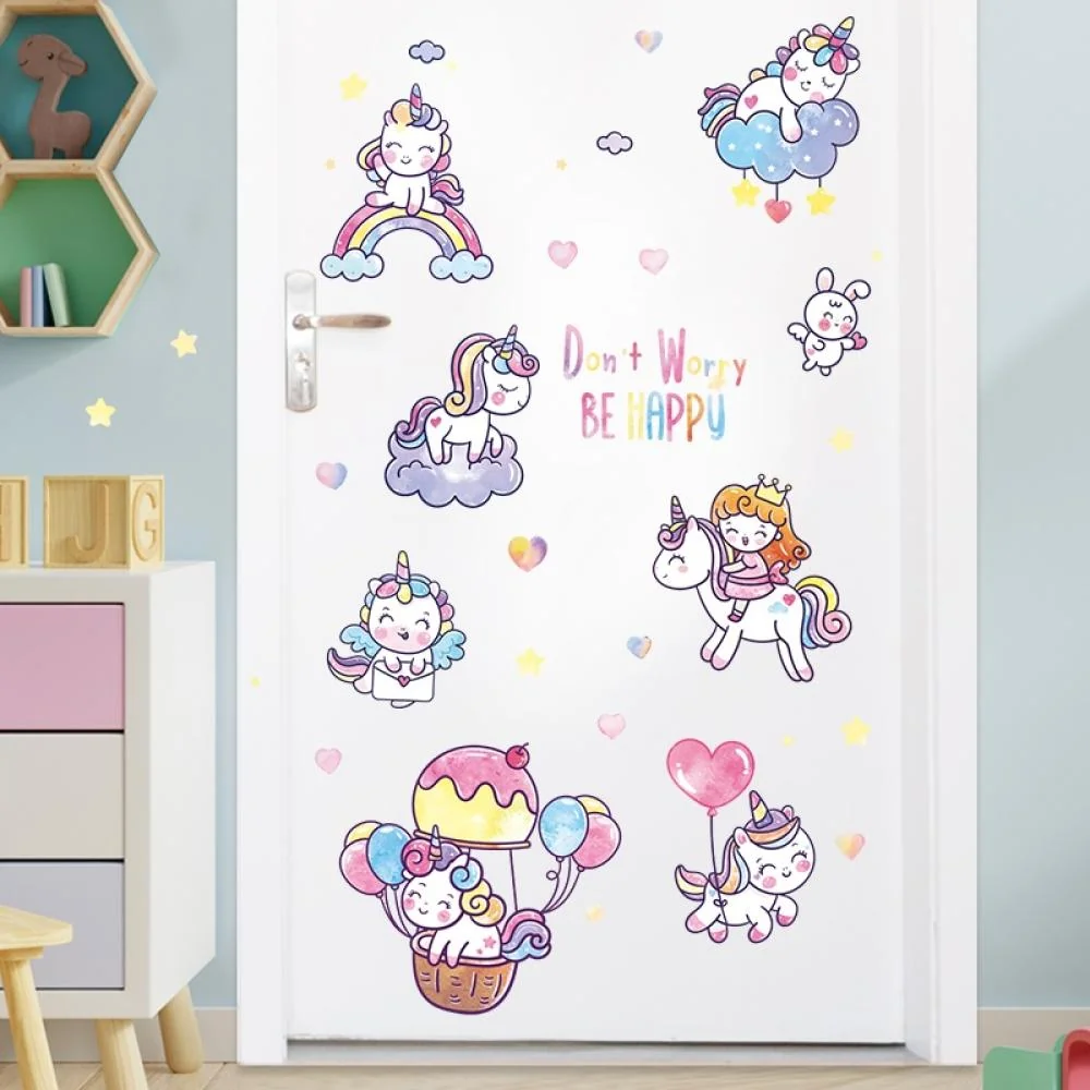 Veselá Tapeta Unicorn pre detskú izbu 