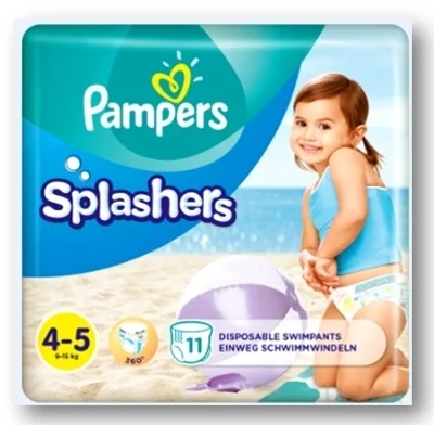 PAMPERS SPLASH MAXI 4-5 1×11 ks, veľkosť 4-5, detské plienky