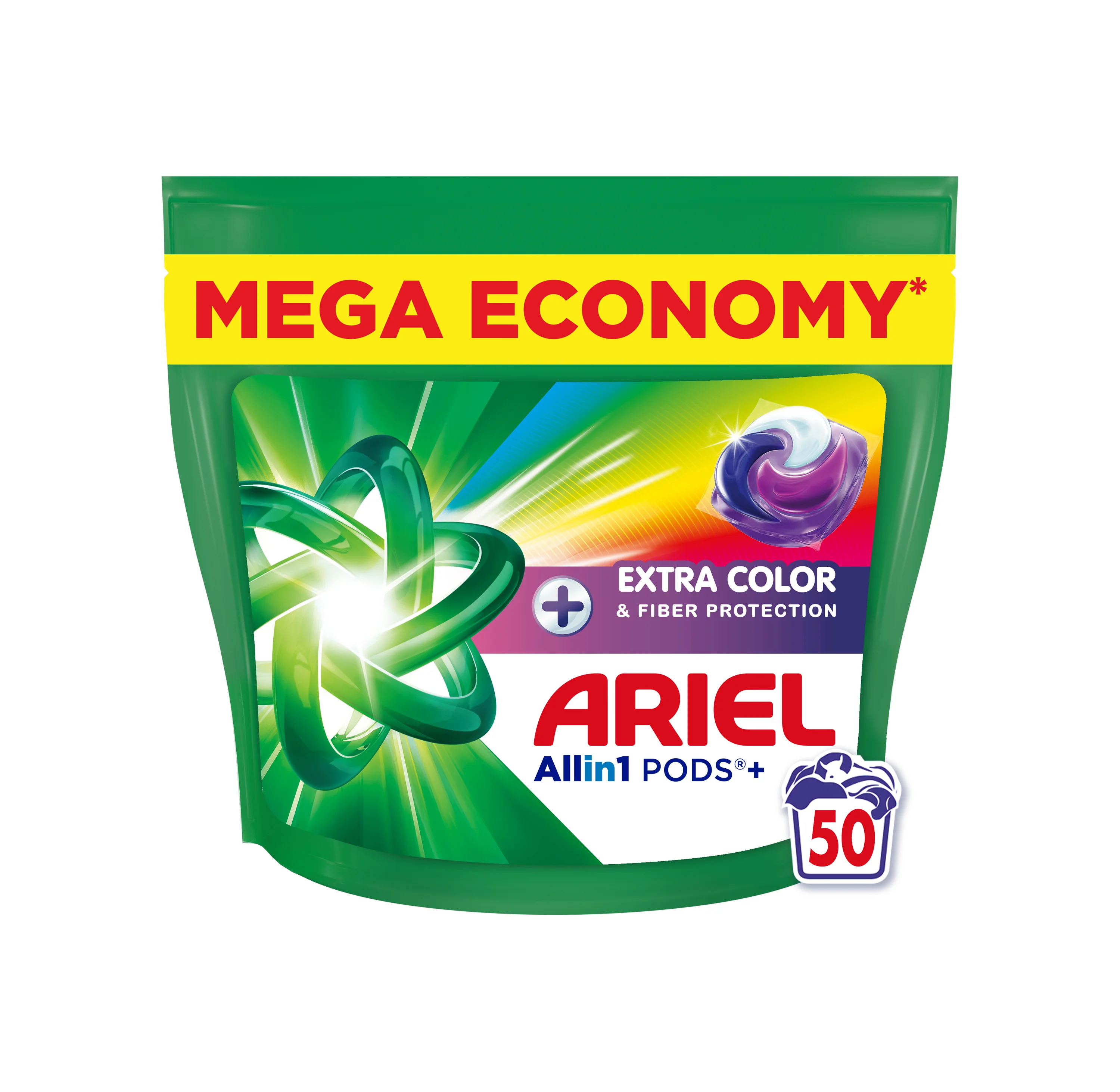 Ariel Complete Allin1 +, kapsuly na pranie, 50 praní 50 ks