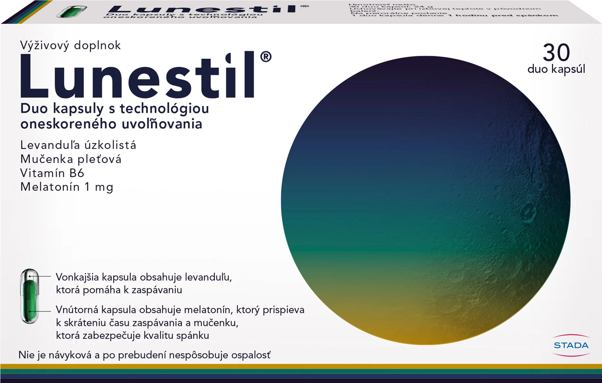STADA Lunestil 1×30 cps, výživový doplnok