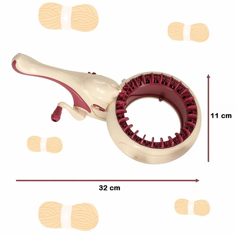 Hračka detský pletací stroj s príslušenstvom DIY KNIT BRAIDING