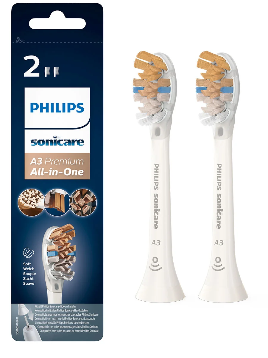 Philips Sonicare Premium All-in-One HX9092/10 1×2 ks, náhradné hlavice