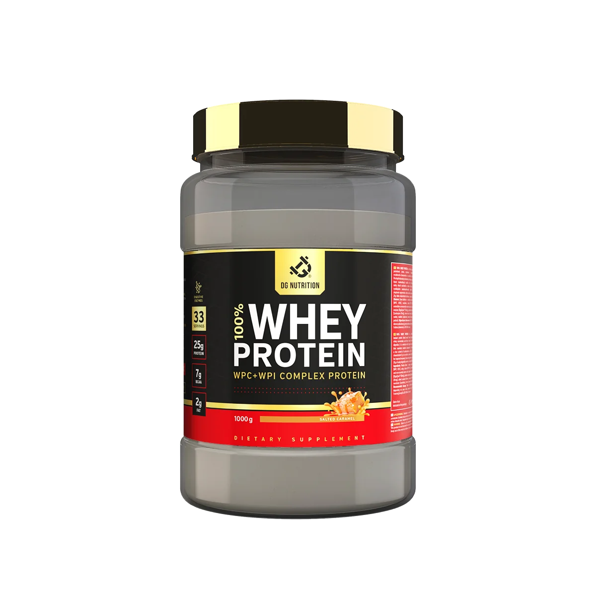 100% Whey Performance Complex Slaný karamel 1000 g