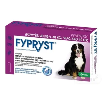 FYPRYST PSY NAD 40 KG 1×402 mg, liečivo pre psy