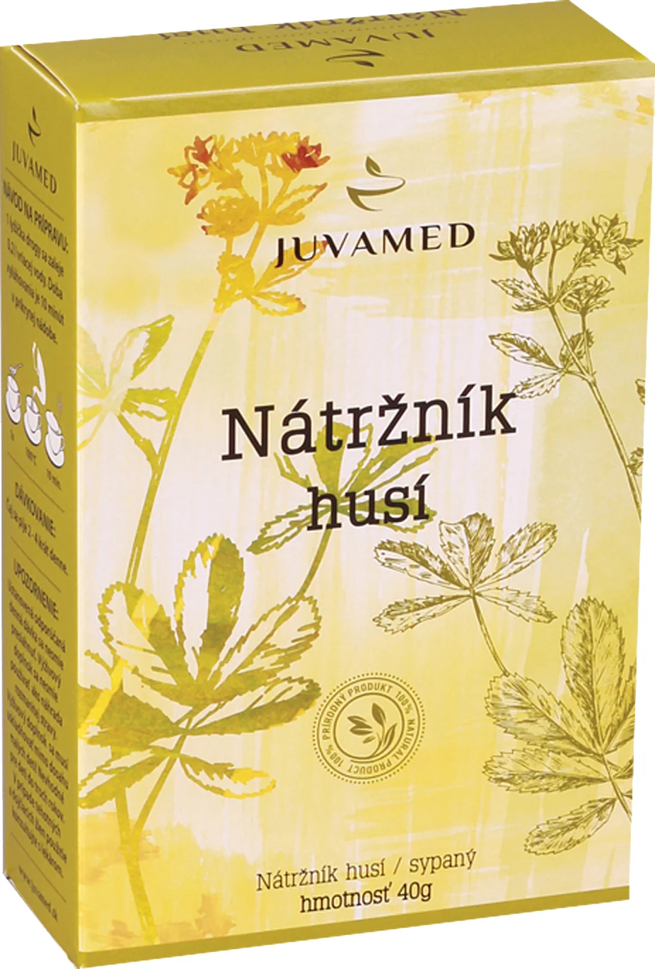 JUVAMED NÁTRŽNÍK HUSÍ - VŇAŤ 1×40 g, sypaný čaj
