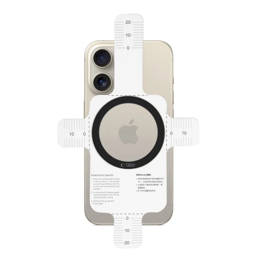Tech-Protect Magmat Ring magnetický krúžok pre MagSafe 2ks, čierny