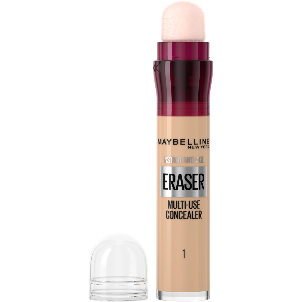 MAYBELLINE INSTANT ANTI-AGE ERASER 01 LIGHT 1×6,8 ml, tekutý korektor, na kruhy pod očami, hubkovitý aplikátor
