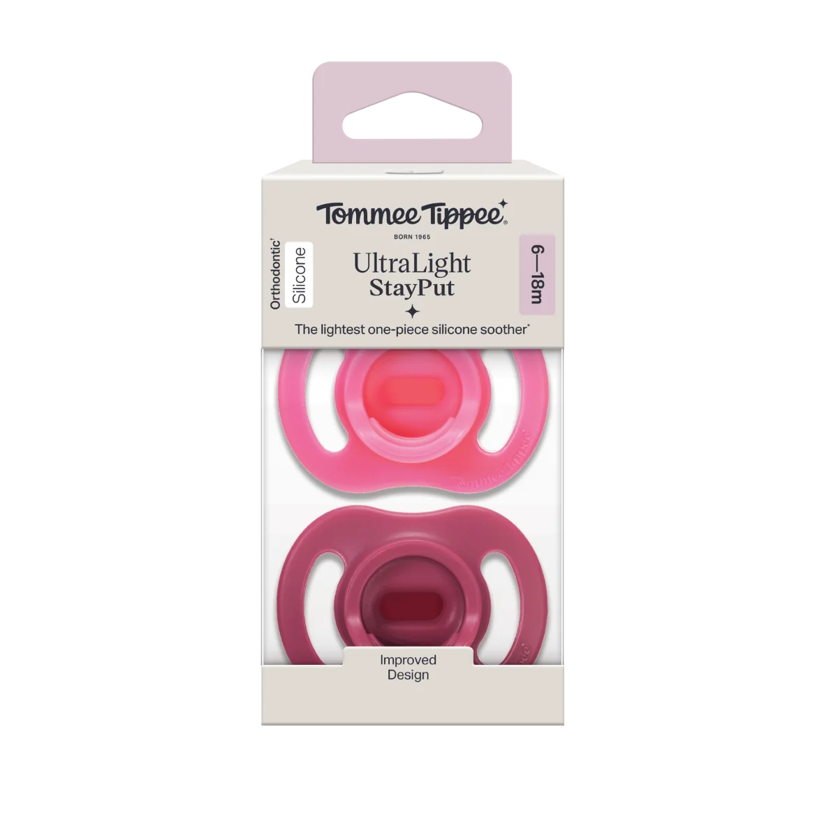 Tommee Tippee Silikónový Cumlík Ultra-light 6-18m 2 ks