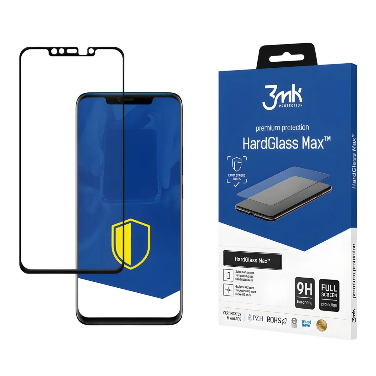 Ochranné sklo pre Huawei Mate 20 Pro - Čierna 1 x 30 tbl, vitamin C