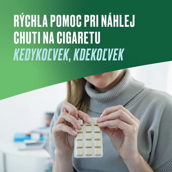 Nicorette® Classic Gum 4 mg 1×105 ks, žuvačky