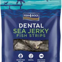 FISH4DOGS Dentálne pamlsky pre psy morská ryba - prúžky 100g