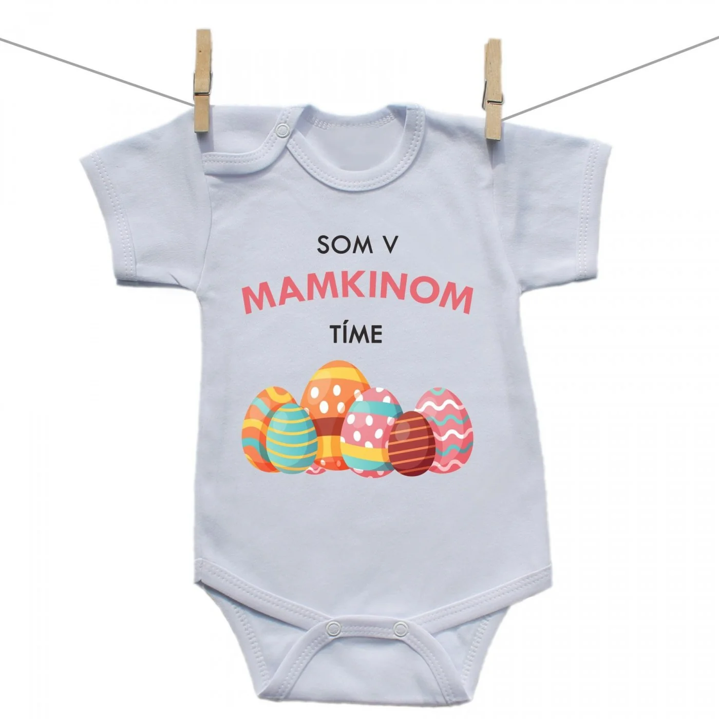 Boodyy Body s krátkym rukávom Som v mamkinom tíme Veľkosť: 86