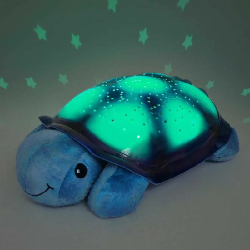 CLOUD B Twilight Turtle nočné svetielko – korytnačka, modrá, projektor hviezd