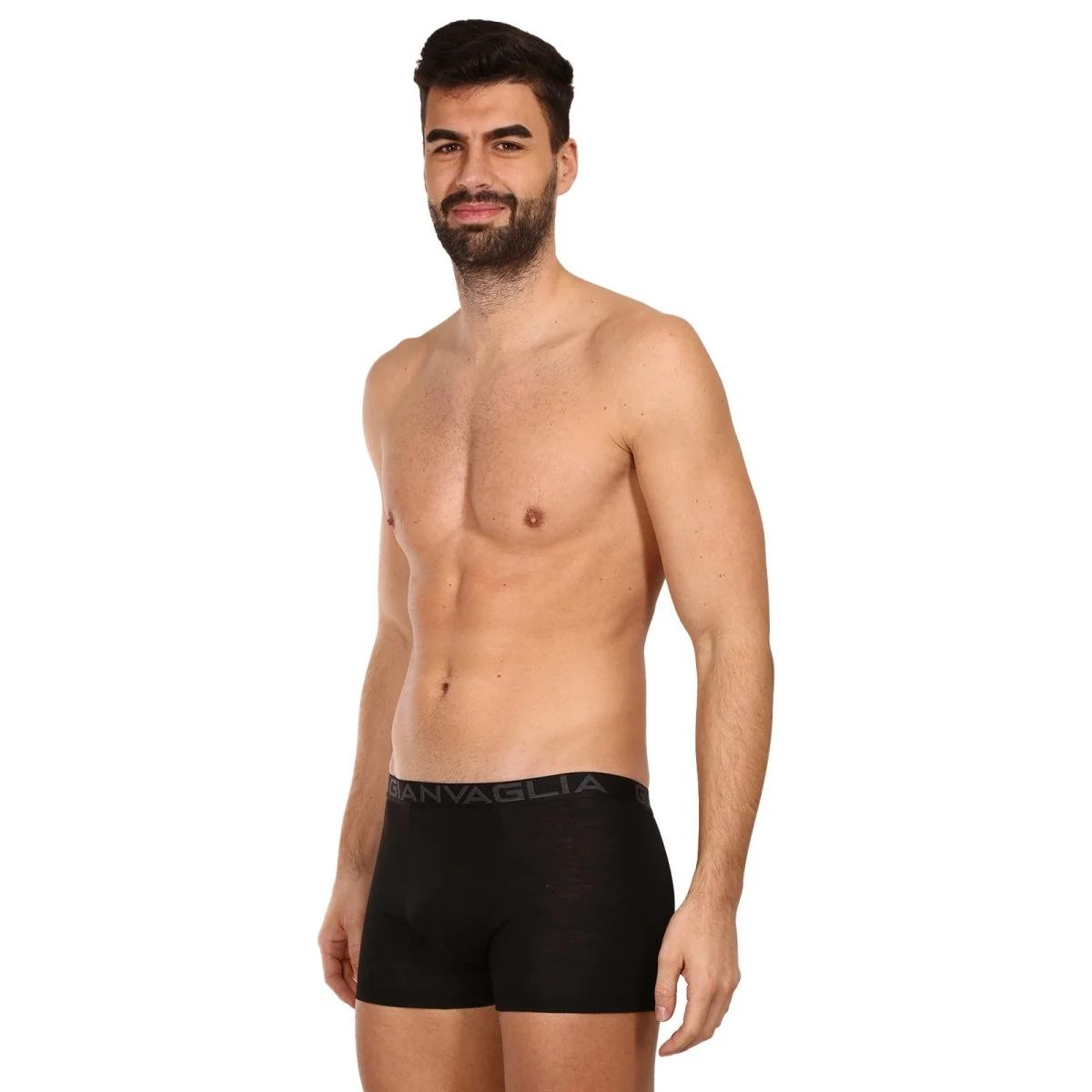10PACK pánske boxerky čierné (023) M
