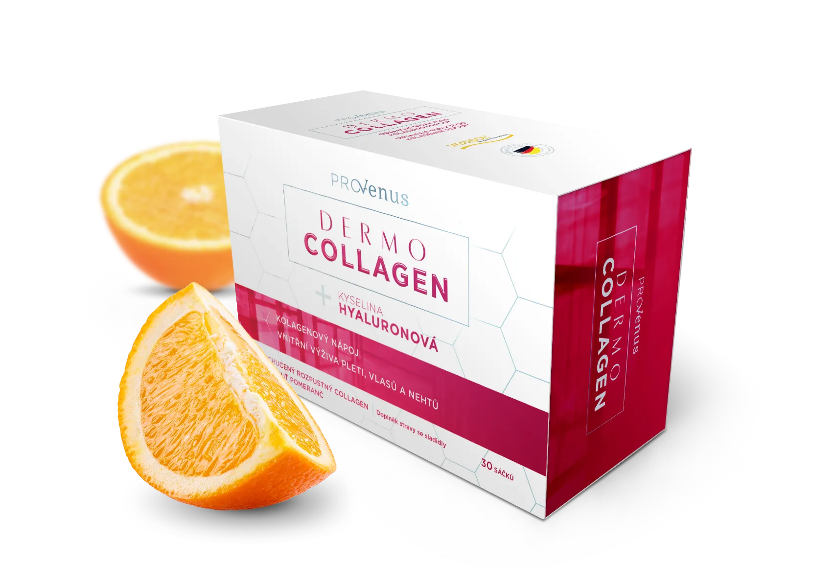 DermoCollagen ProVenus 1×30 ks, pomarančová príchuť