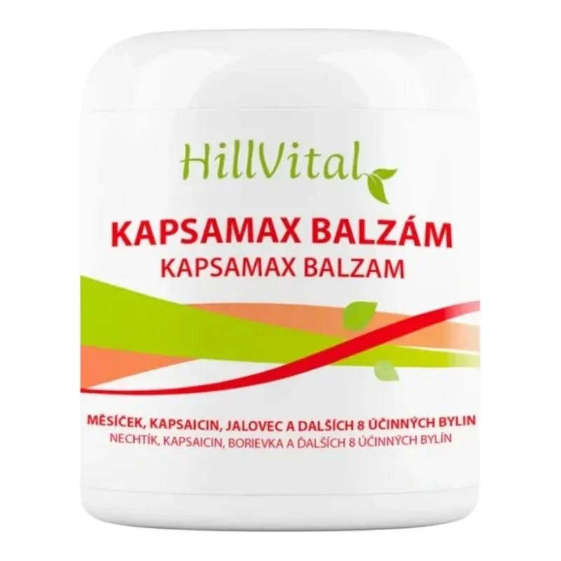 HillVital Kapsamax balzam 250 ml na stuhnuté svaly a kĺby 250 ml Objem: 250 ml