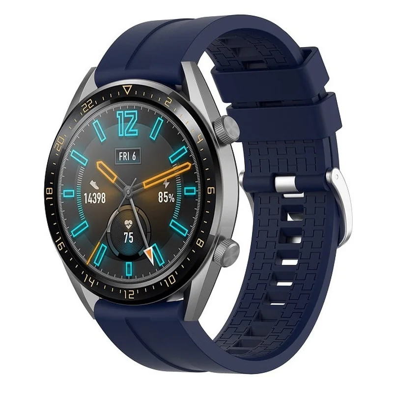Silicone Cube remienok na Xiaomi Amazfit Stratos 2/2S/3 Dark blue