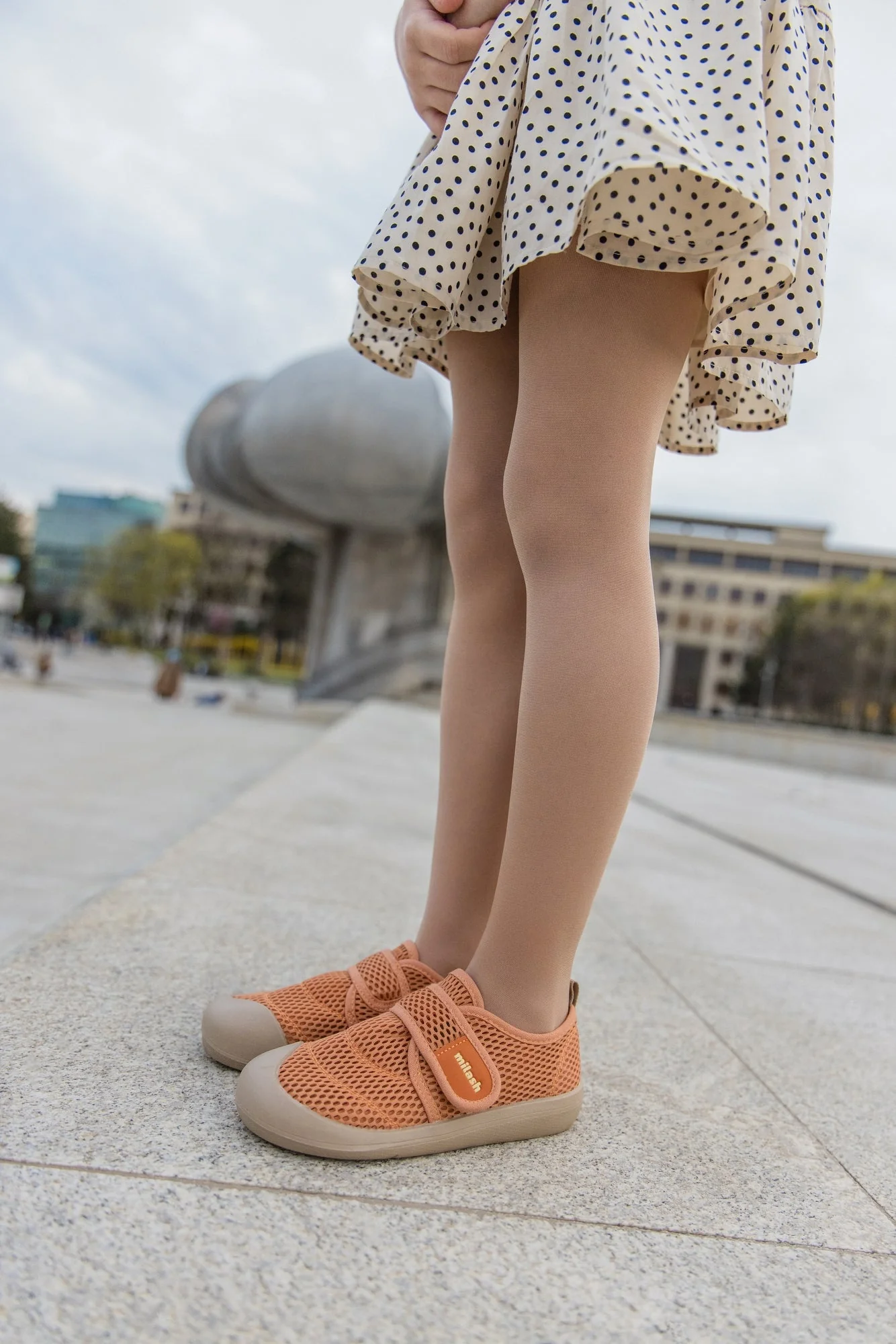 Milash tenisky FUN shoes - URBAN podrážka - oranžové Veľkosť: 22 (VD: 14.5 cm)