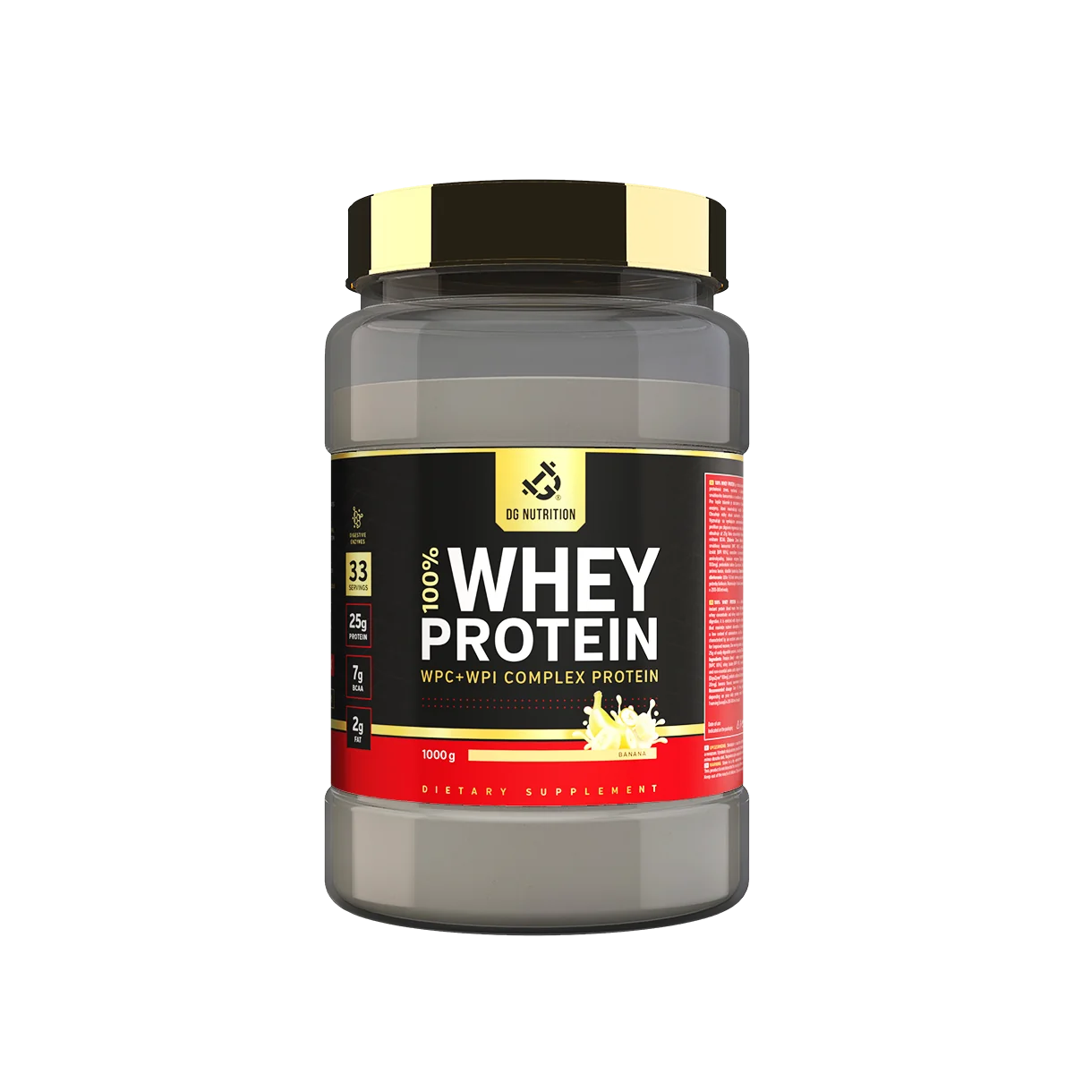 100% Whey Performance Complex Banán 1000 g