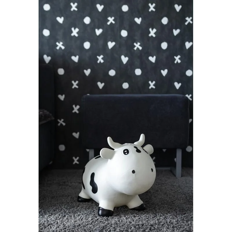 KIDZZFARM - KIDZZFARM Milk Cow Junior White Black