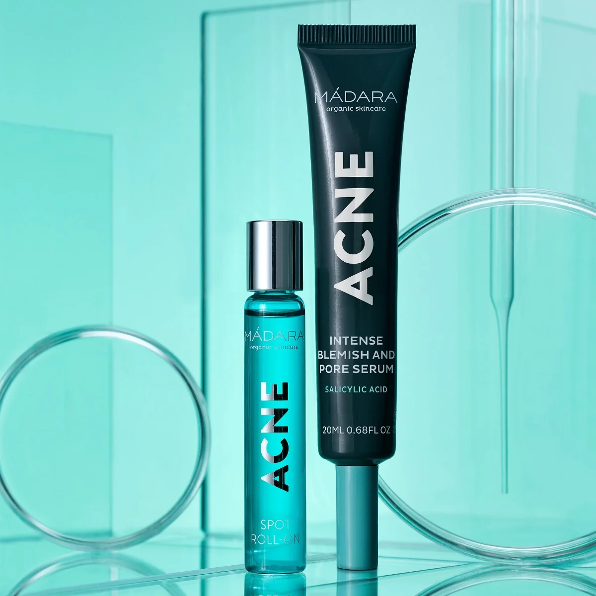 Mádara ACNE Intense, Kúra Na Akné A Póry 1×20 ml, prírodná ošetrujúca kúra
