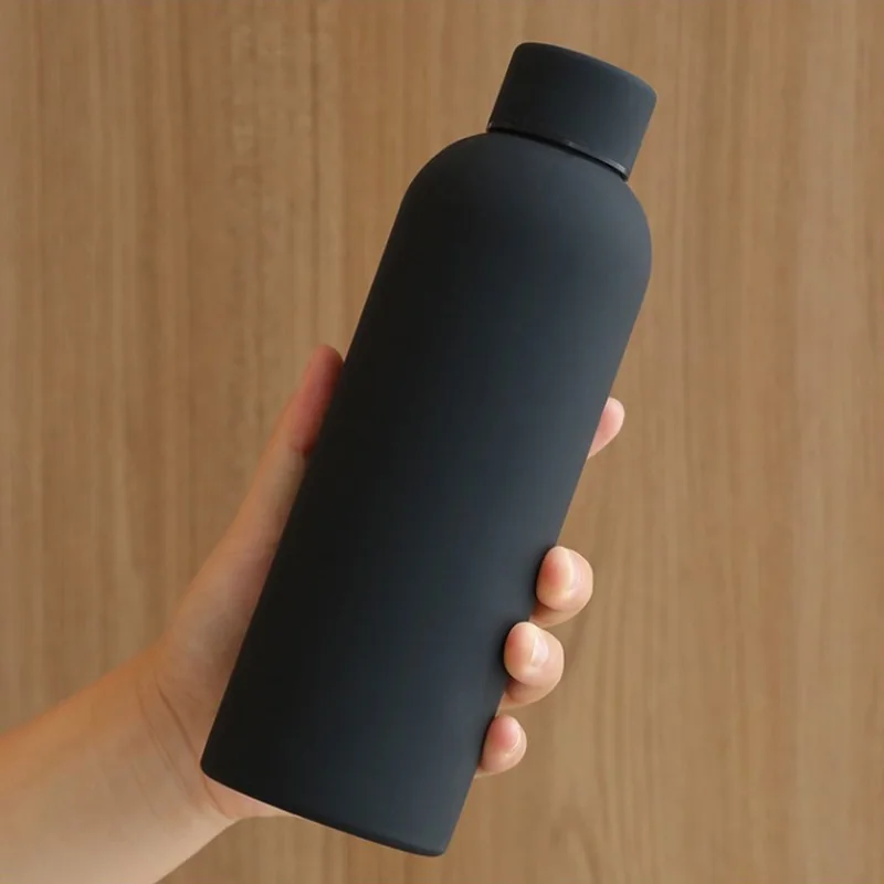 Livefy termoska Soft Touch 500 ml, tmavomodrá