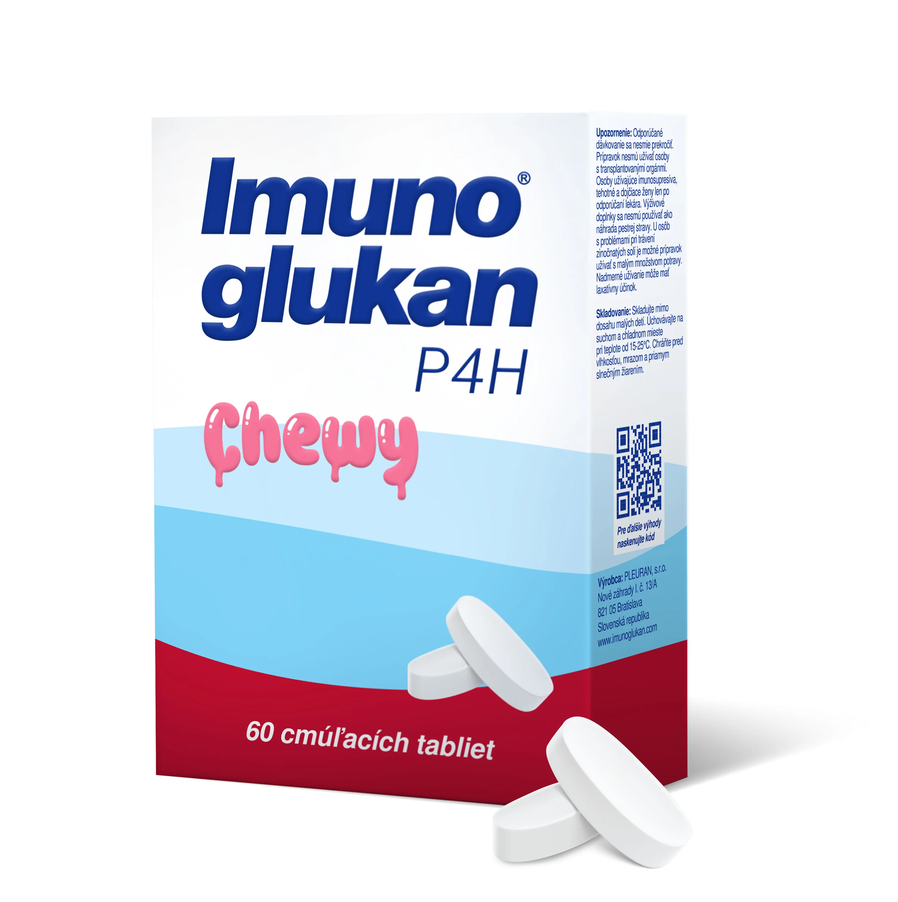 Imunoglukan P4H® cmúľacie tablety 1×60 tbl, výživový doplnok
