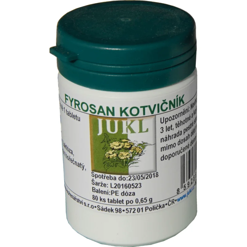 JUKL tablety Fyrosan Kotvičník