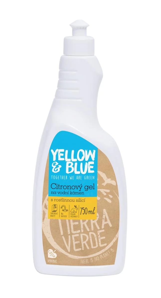 Tierra Verde Citronovy Gel Na Vodny Kamen 1×750 ml, gél na vodný kameň