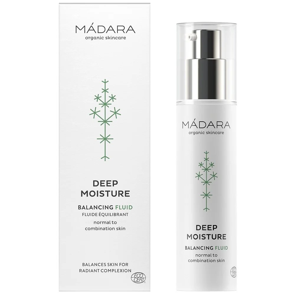 Mádara DEEP MOISTURE, Hĺbkovo Hydratačný Fluid 1×50 ml, ľahký hydratačný krém