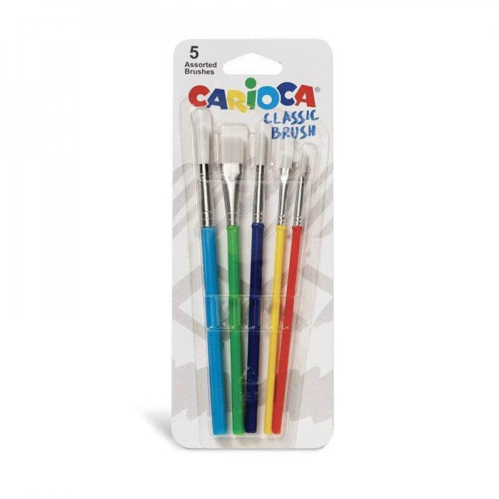 Farebné štetce CARIOCA, 5ks-CARIOCA