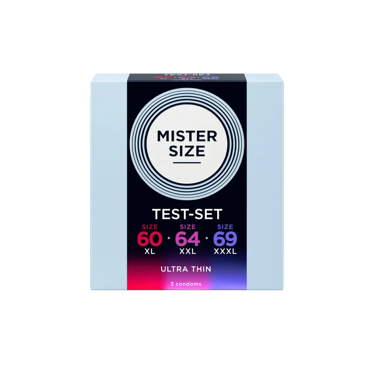 Mister Size 60-64-69 mm 3-pack