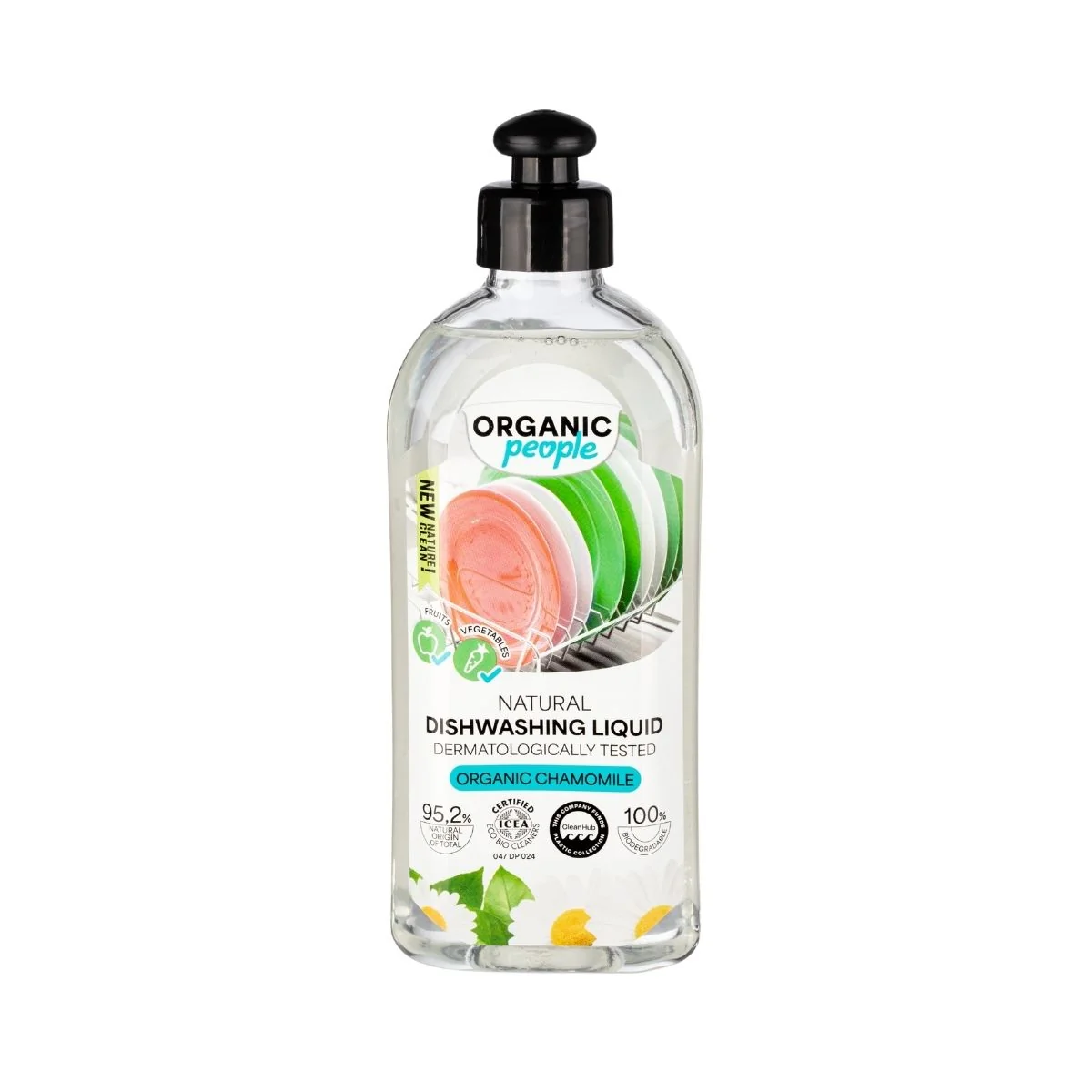 Prírodný prostriedok na riad – bio harmanček - 350 ml - Organic People
