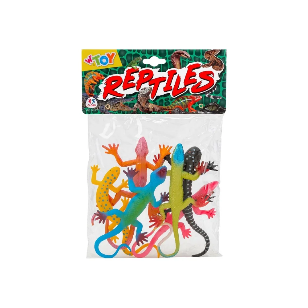 WTOY Plazy jašterice-WTOY + WTOY Balóny guľaté bodkované, 30cm, 10ks -WTOY