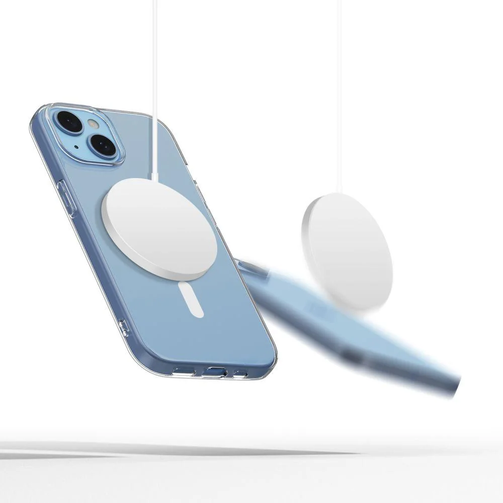 FlexAir MagSafe obal na iPhone 13/14 - Transparentná 1 ks, transparentný