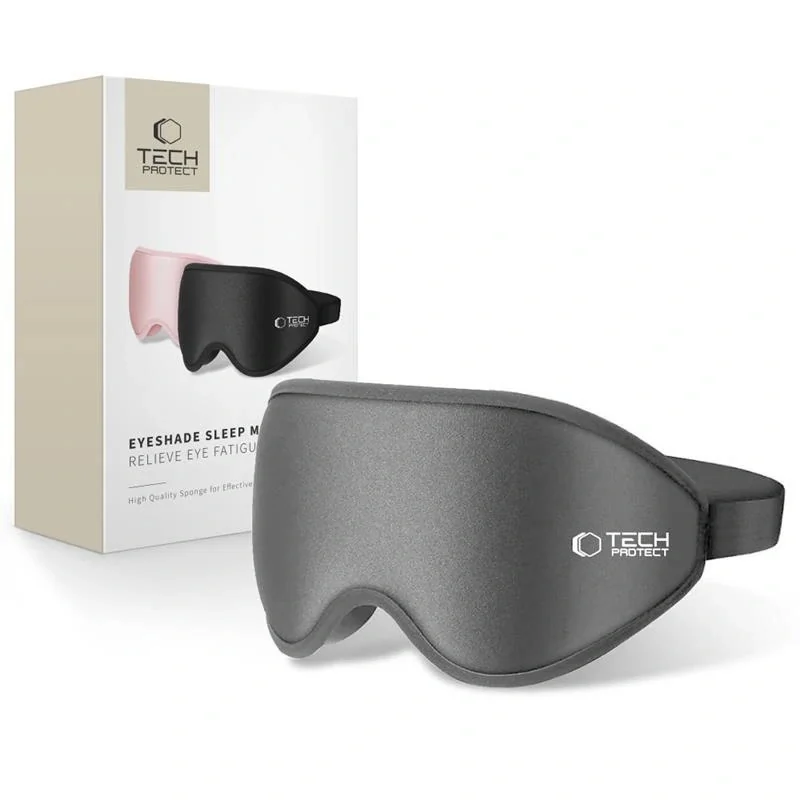 Tech-Protect Eyeshade maska na spanie, šedá