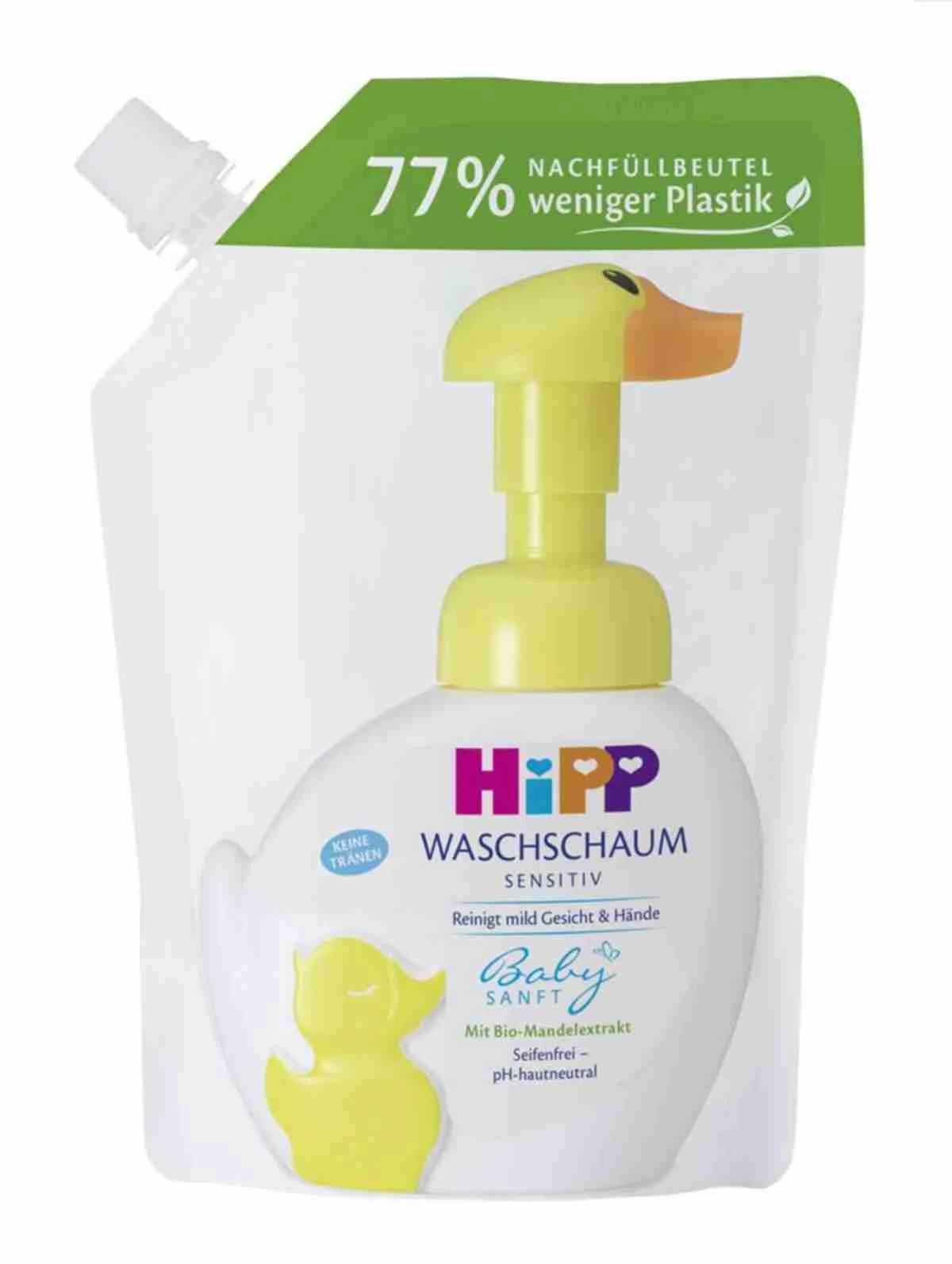 HIPP BABYSANFT PENA NAumývanie náhradná náplň 1×250ml, umývacia pena, náplň
