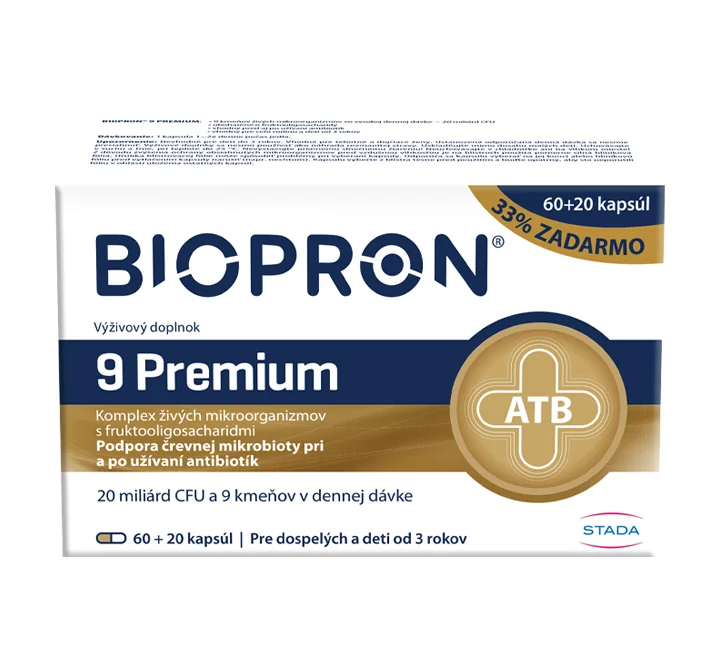 Biopron 9 Premium 60+20 cps 1×60+20 cps, výživový doplnok