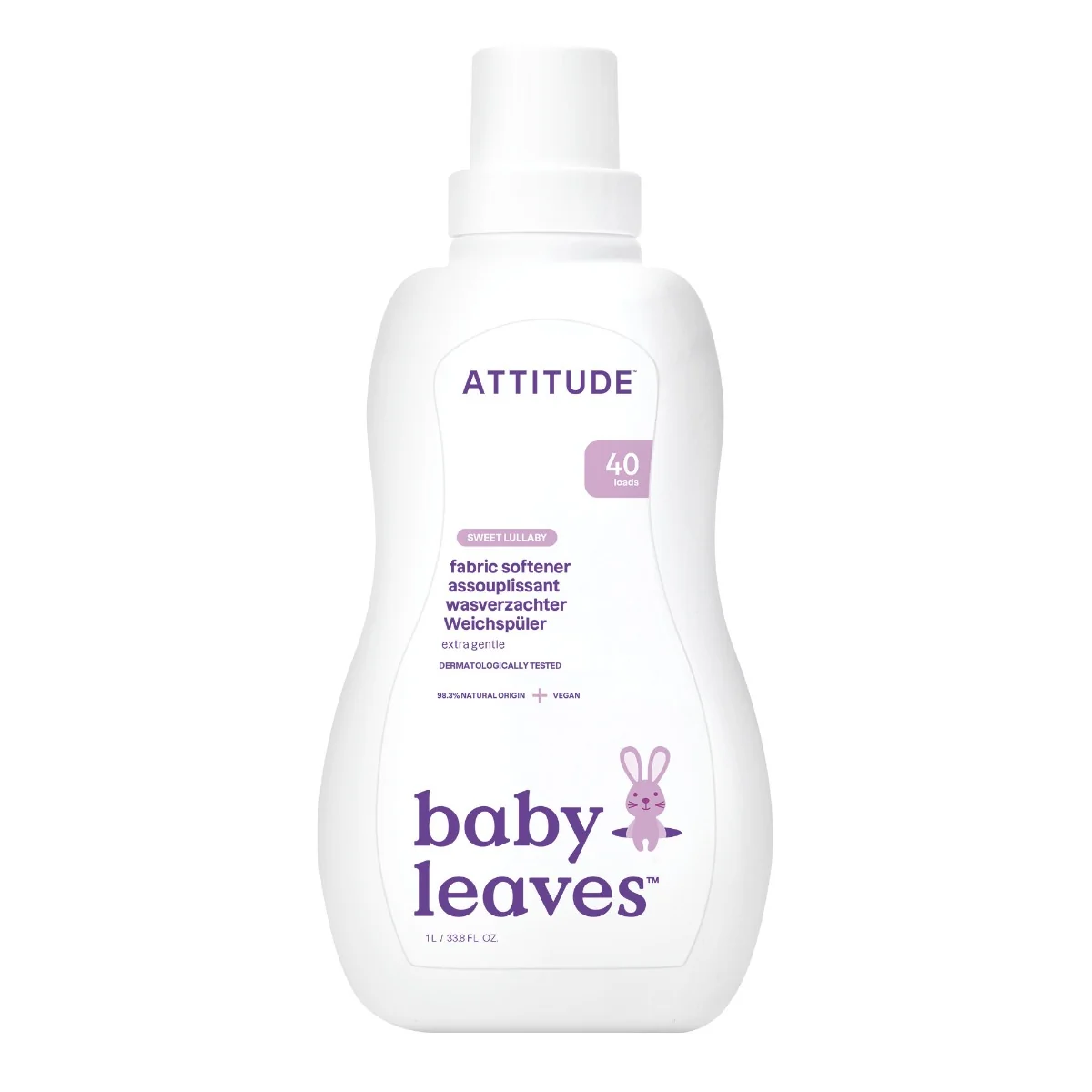 ATTITUDE Aviváž pre deti s vôňou Sweet Lullaby 1×1000 ml, detská aviváž