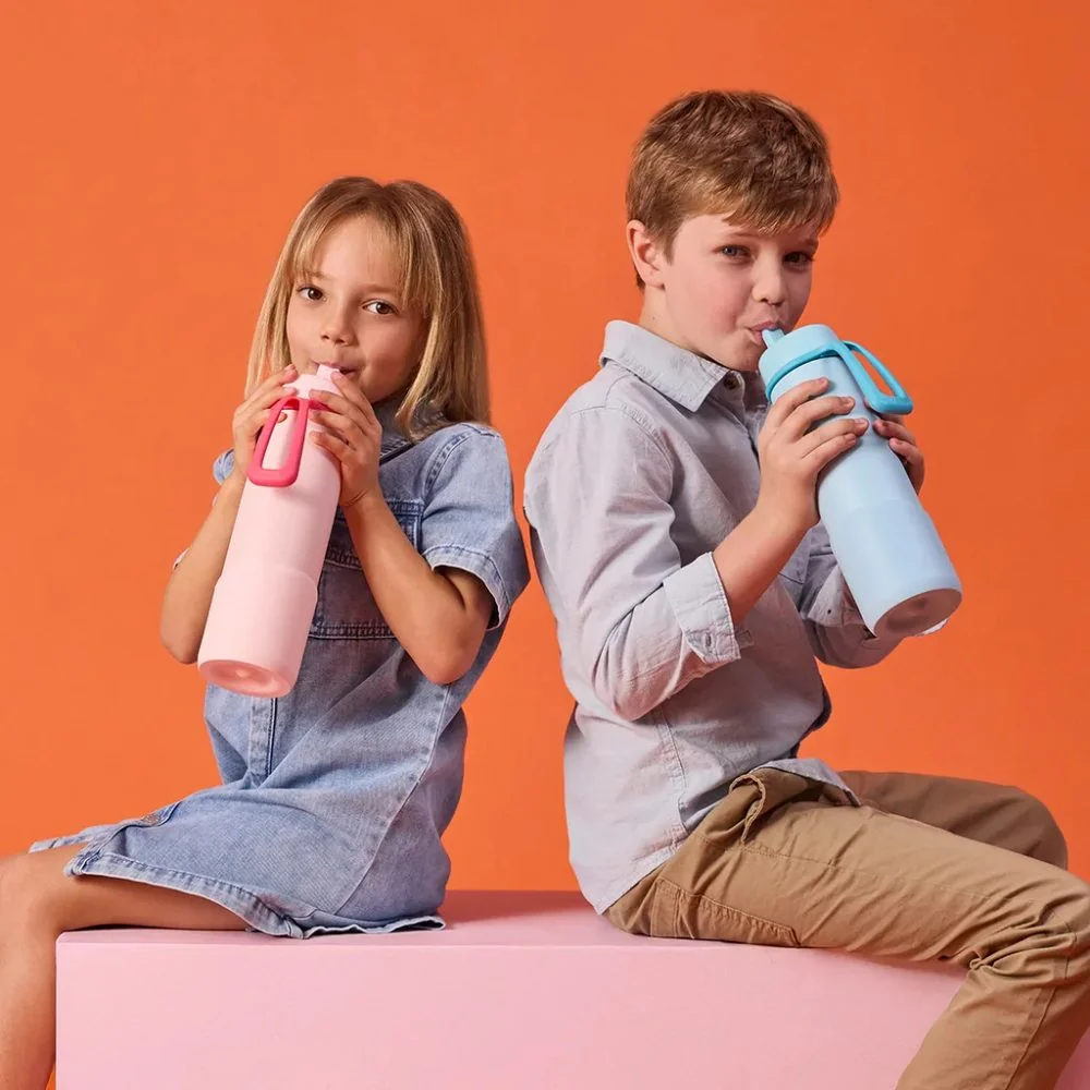 Termofľaša so slamkou 690 ml a chránič pink paradise
