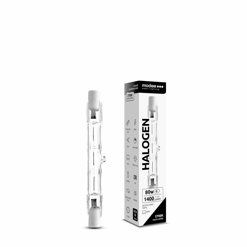 Modee Lighting ECO Halogen R7S 78mm 80W 1400 lumenov