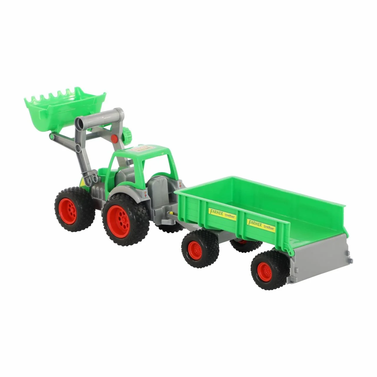 Traktor farmár s lopatou a prívesom , 8PL37770