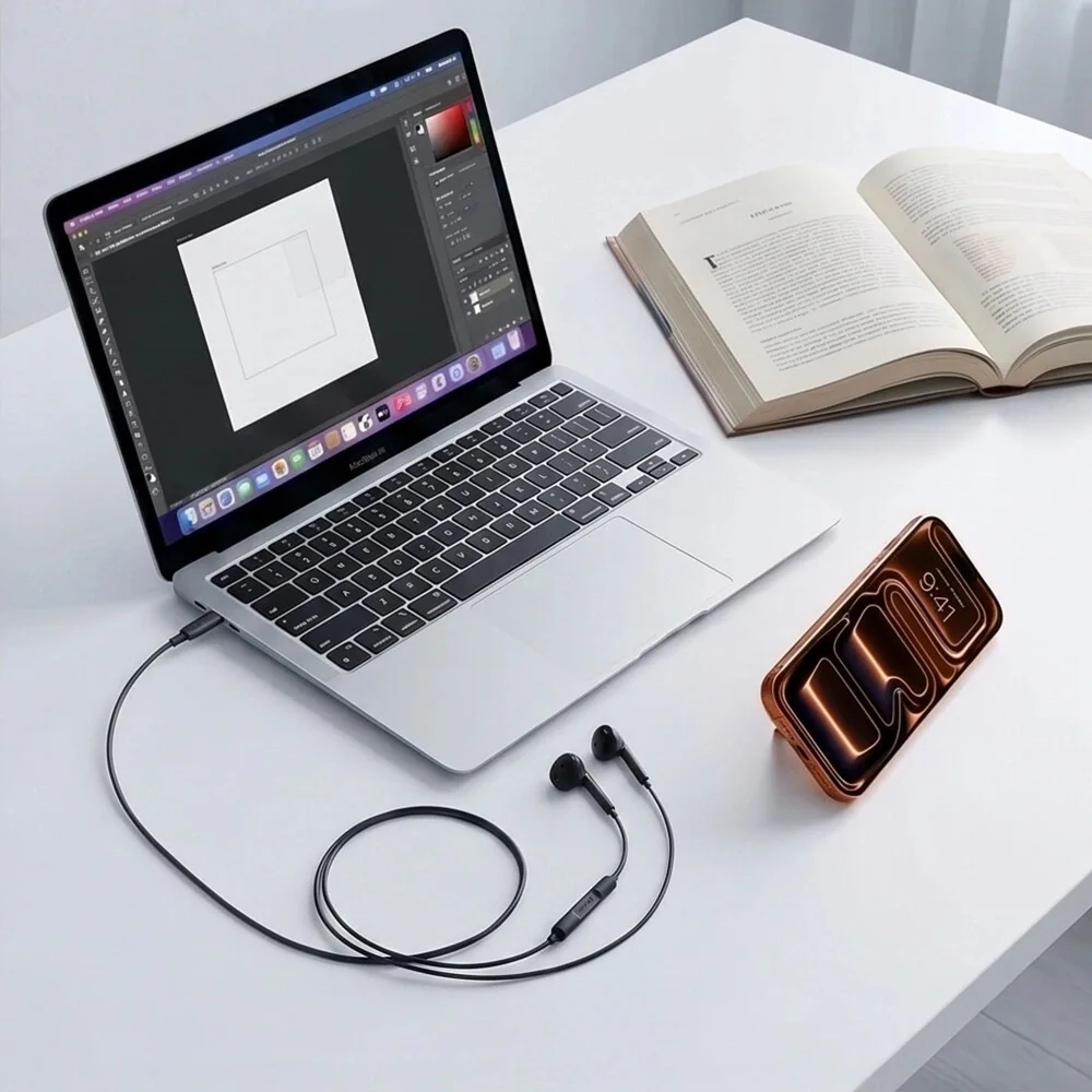Tech-Protect Core G4 slúchadlá do uší 3.5mm mini jack, čierne